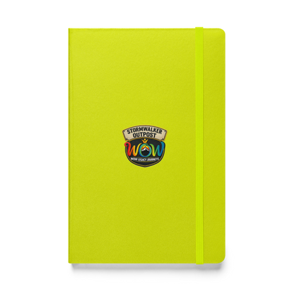Stormwalker Outpost WOW logo Hardcover Notebook