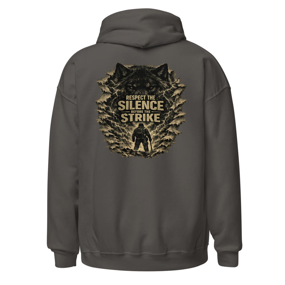 Stormwalker Outpost — Scars Are Maps Hoodie — Back (Charcoal)
