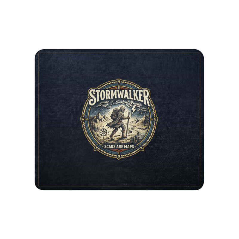 Stormwalker Outpost | Stormwalker Scars medallion | Sublimated Sherpa Blanket