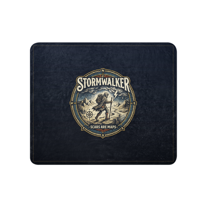 Stormwalker Outpost | Stormwalker Scars medallion | Sublimated Sherpa Blanket
