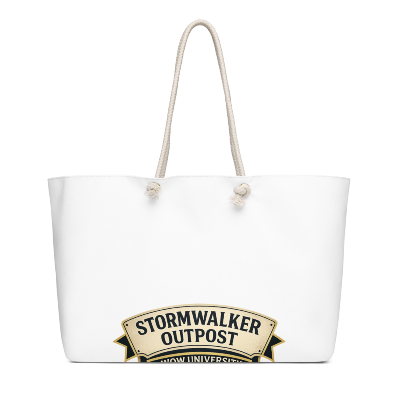 Stormwalker Outpost WOWU compass badge Weekender Bag
