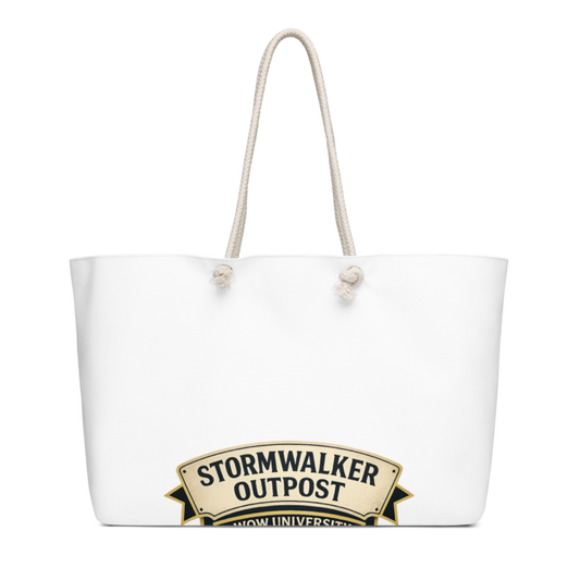 Stormwalker Outpost WOWU compass badge Weekender Bag