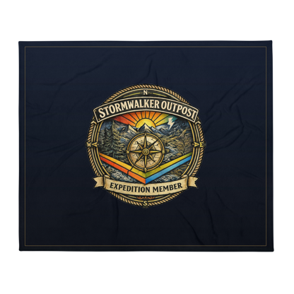 Stormwalker Outpost | Stormwalker Outpost medallion | Throw Blanket