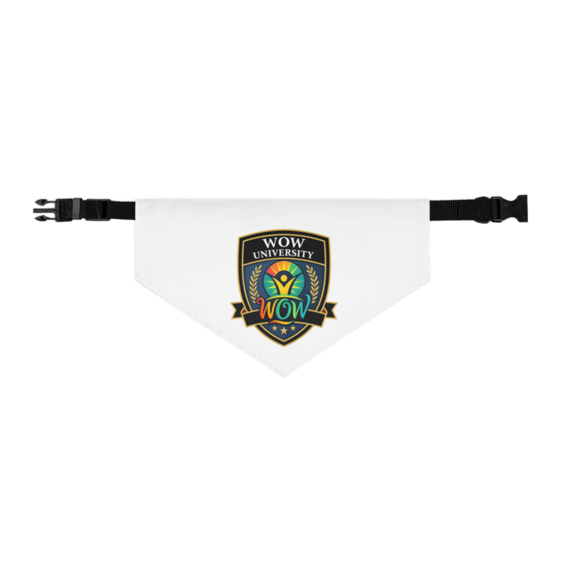 WOWU Core badge Pet Bandana