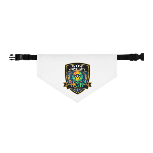 WOW University | WOWU Core badge | Pet Bandana