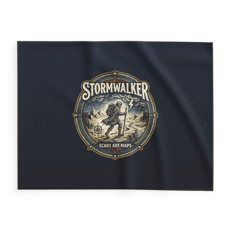 Stormwalker Outpost | Stormwalker Scars medallion | Lightweight Summer Blanket