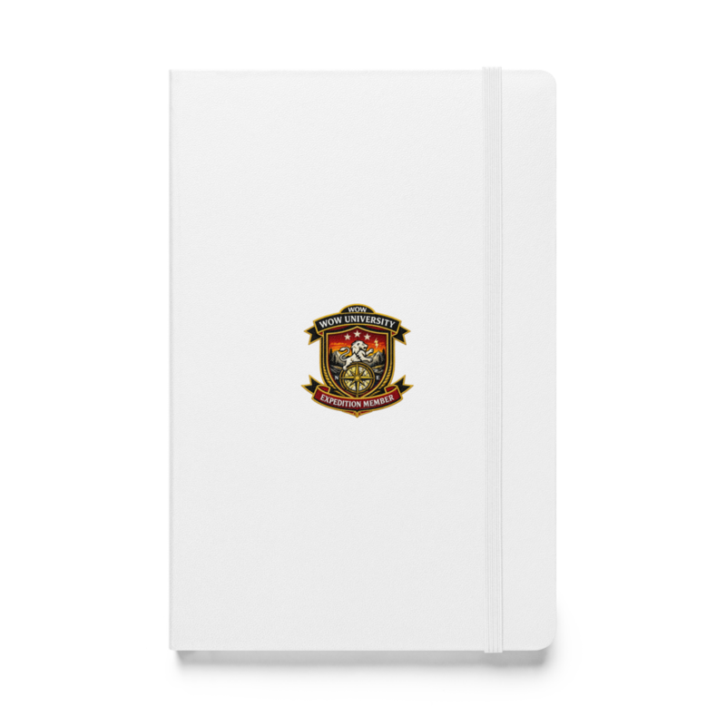 WOWU ExpeditionMember badge Hardcover Notebook