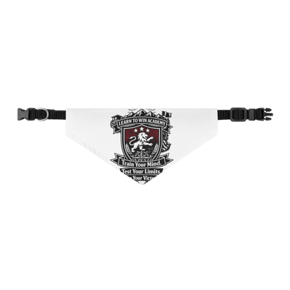 Learn To Win Academy | LTW TrainYourMind badge | Pet Bandana