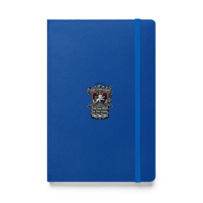 LTW TrainYourMind badge Hardcover Notebook
