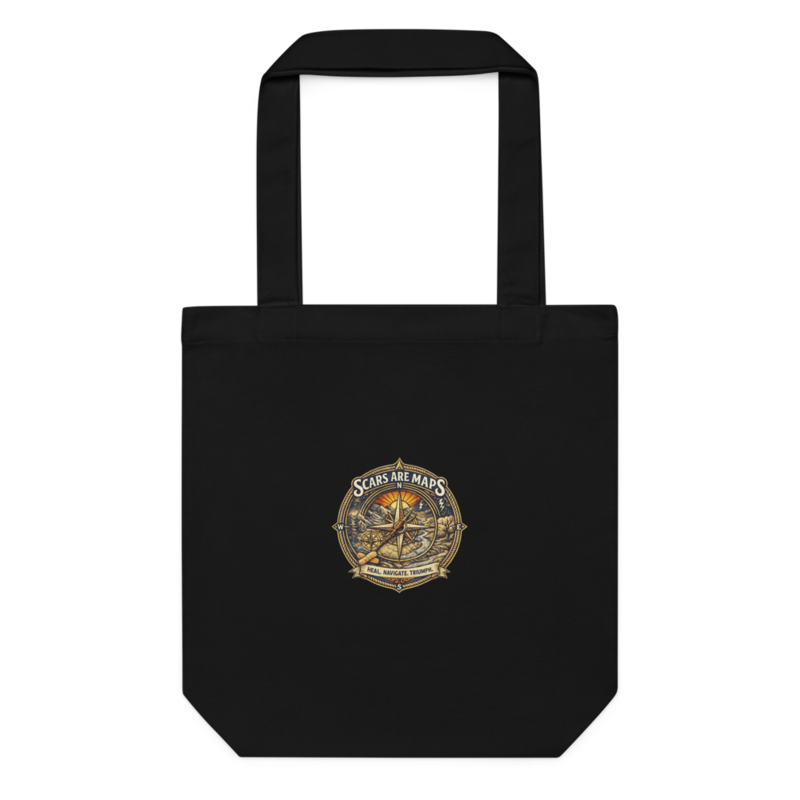 Stormwalker ScarsAreMaps medallion Cotton Tote Bag