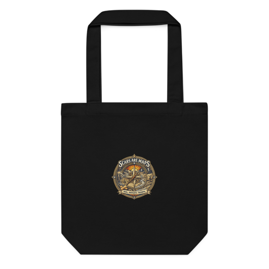 Stormwalker ScarsAreMaps medallion Cotton Tote Bag