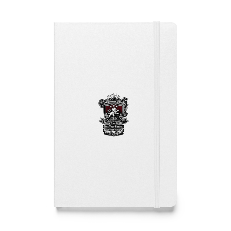 LTW TrainYourMind badge Hardcover Notebook