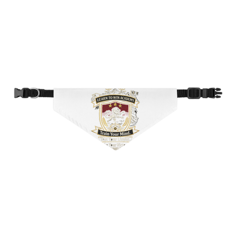 Learn To Win Academy | LTW Shield logo | Pet Bandana