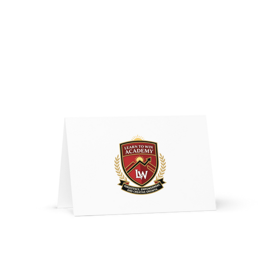 Learn To Win Academy | LTW Core logo | Greeting Card