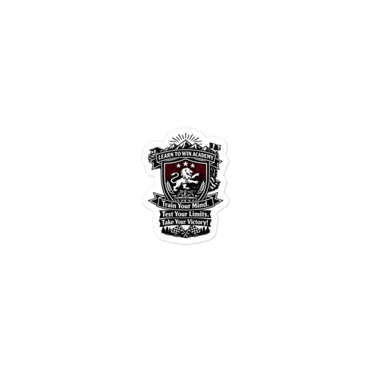 LTW TrainYourMind badge Kiss-Cut Stickers