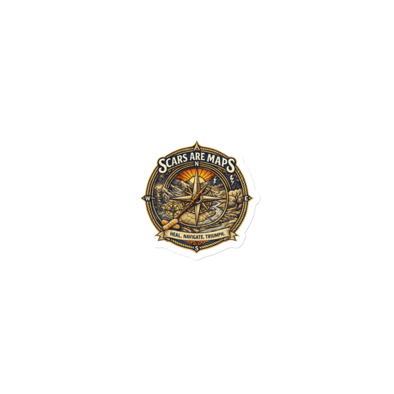 Stormwalker Outpost | Stormwalker ScarsAreMaps medallion | Die-Cut Magnet