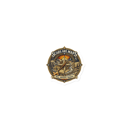 Stormwalker Outpost | Stormwalker ScarsAreMaps medallion | Die-Cut Magnet