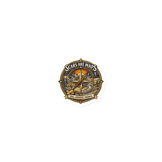 Stormwalker Outpost | Stormwalker ScarsAreMaps medallion | Die-Cut Magnet