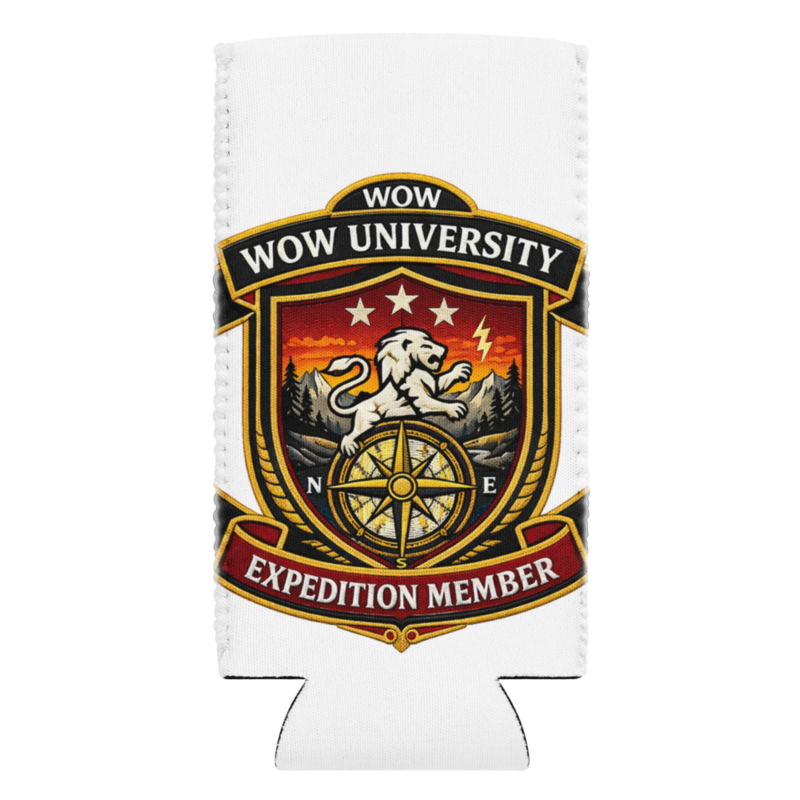 WOW University | WOWU ExpeditionMember badge | Can Cooler