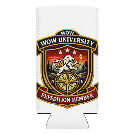 WOW University | WOWU ExpeditionMember badge | Can Cooler