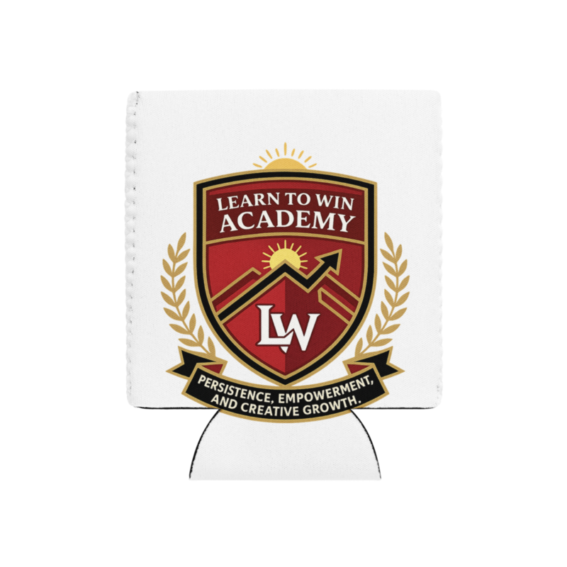 Learn To Win Academy | LTW Core logo | Can Cooler