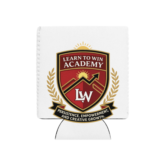 Learn To Win Academy | LTW Core logo | Can Cooler