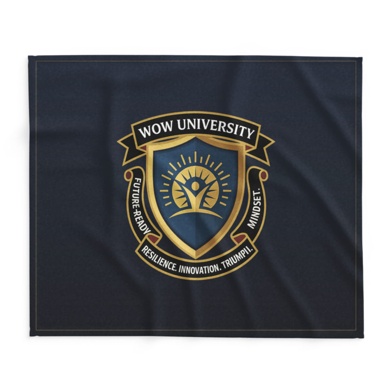 WOW University | WOWU FutureReadyMindset badge | Lightweight Summer Blanket