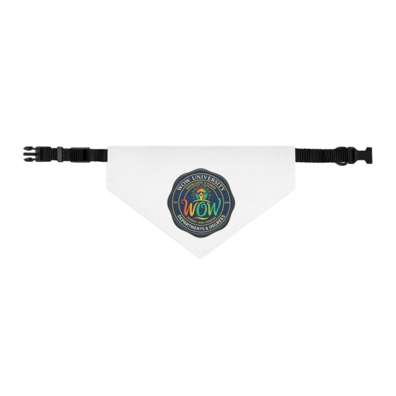 WOW University | WOWU DepartmentsDegrees medallion | Pet Bandana