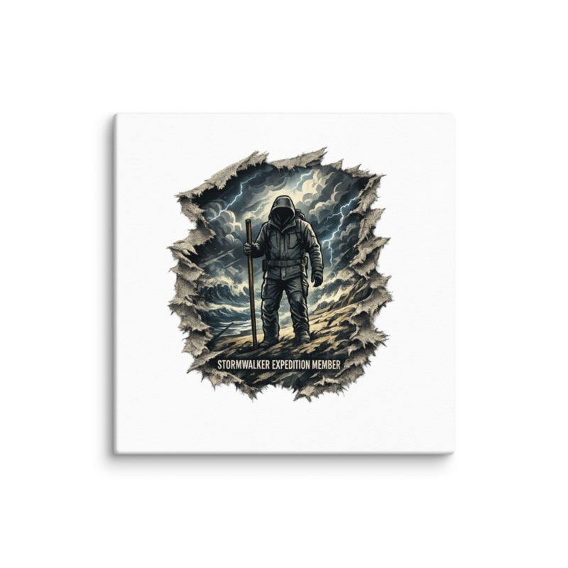 Stormwalker ExpeditionMember torn scene Canvas Print