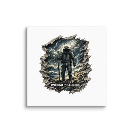 Stormwalker ExpeditionMember torn scene Canvas Print