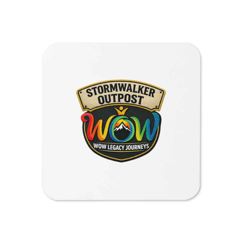 Stormwalker Outpost WOW logo Cork Coaster