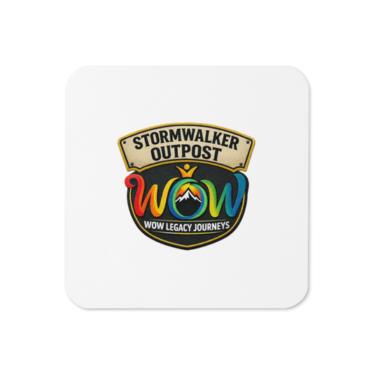 Stormwalker Outpost WOW logo Cork Coaster