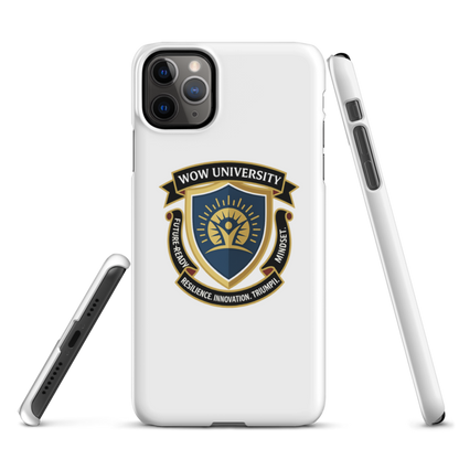 WOW University | WOWU FutureReadyMindset badge | iPhone Snap Case