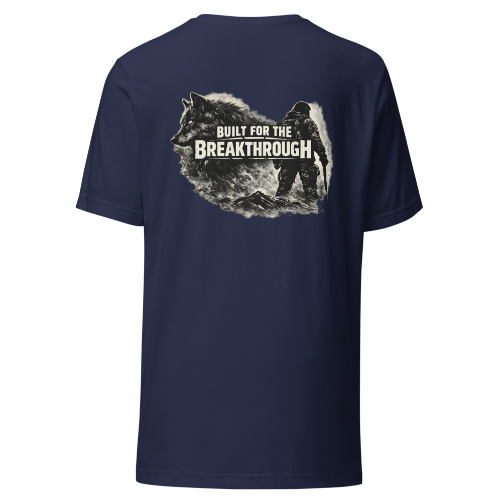 Stormwalker Outpost — Outpost Badge Tee — Back (Navy)
