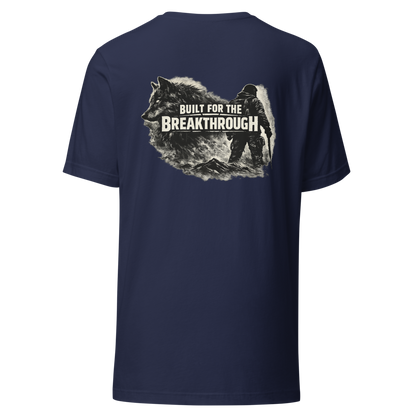 Stormwalker Outpost — Outpost Badge Tee — Back (Navy)