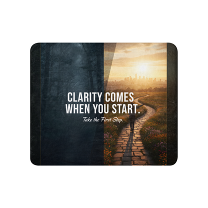 WOW | Clarity Comes When You Start | Sublimated Sherpa Blanket