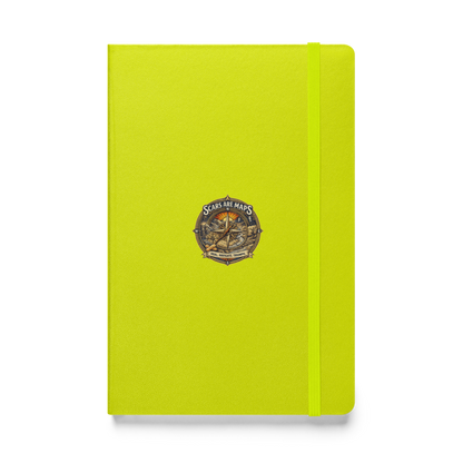 Stormwalker ScarsAreMaps medallion Hardcover Notebook