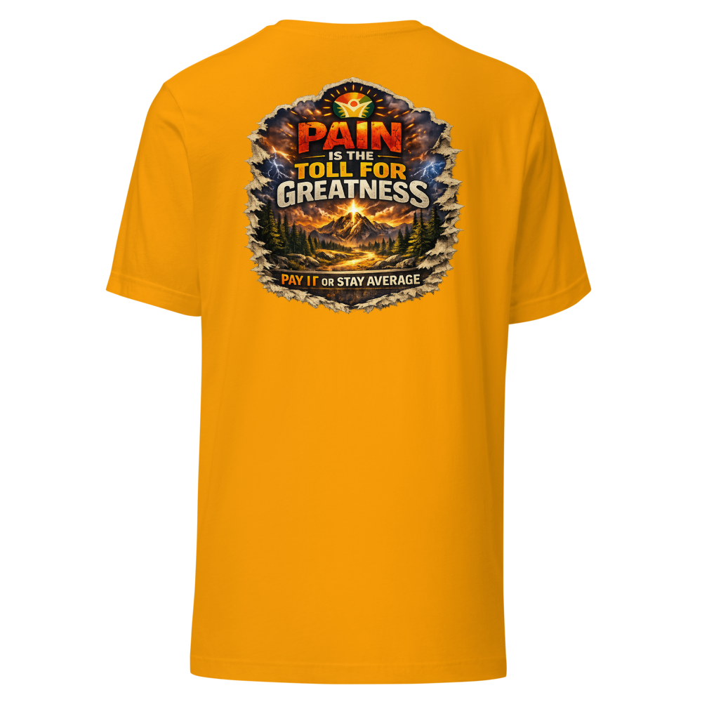 WOW University — Departments & Degrees Tee — Back (Gold)