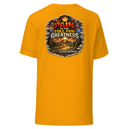 WOW University — Departments & Degrees Tee — Back (Gold)