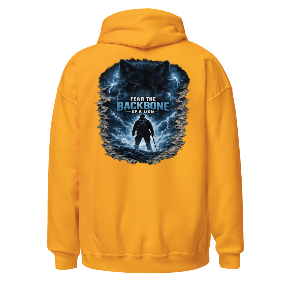 Stormwalker Outpost — WOW Logo Hoodie — Back (Gold)