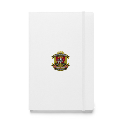 WOWU VisionaryLeadership badge Hardcover Notebook