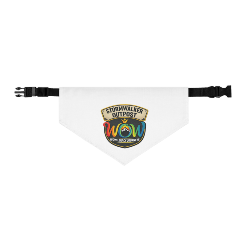 Stormwalker Outpost WOW logo Pet Bandana