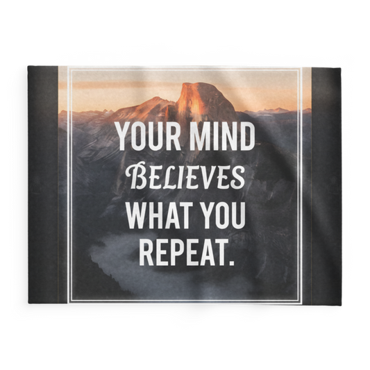 WOW | Your Mind Believes What You Repeat | Lightweight Summer Blanket