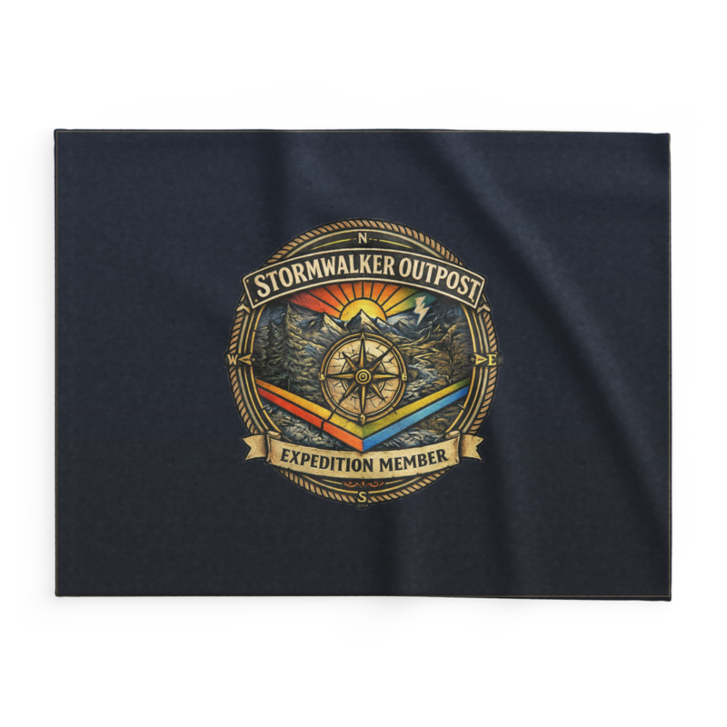 Stormwalker Outpost | Stormwalker Outpost medallion | Lightweight Summer Blanket