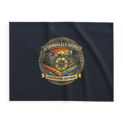 Stormwalker Outpost | Stormwalker Outpost medallion | Lightweight Summer Blanket