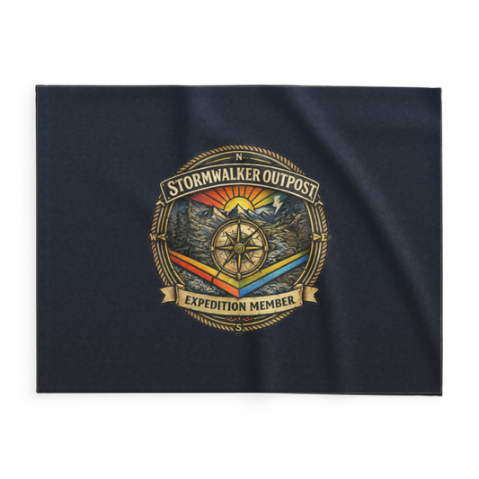 Stormwalker Outpost | Stormwalker Outpost medallion | Lightweight Summer Blanket
