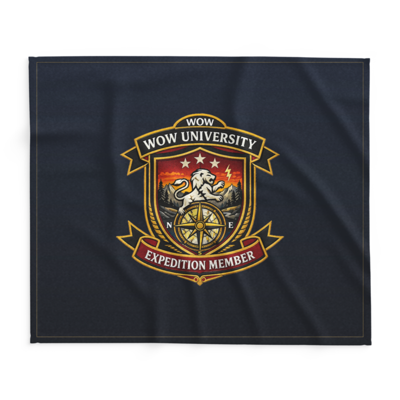 WOW University | WOWU ExpeditionMember badge | Lightweight Summer Blanket