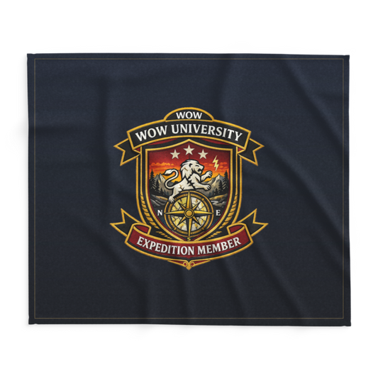 WOW University | WOWU ExpeditionMember badge | Lightweight Summer Blanket
