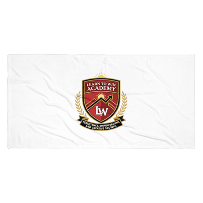 Learn To Win Academy | LTW Core logo | Beach Towel