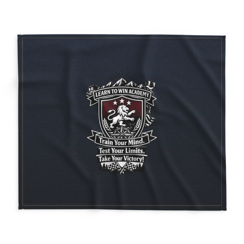 Learn To Win Academy | LTW TrainYourMind badge | Lightweight Summer Blanket